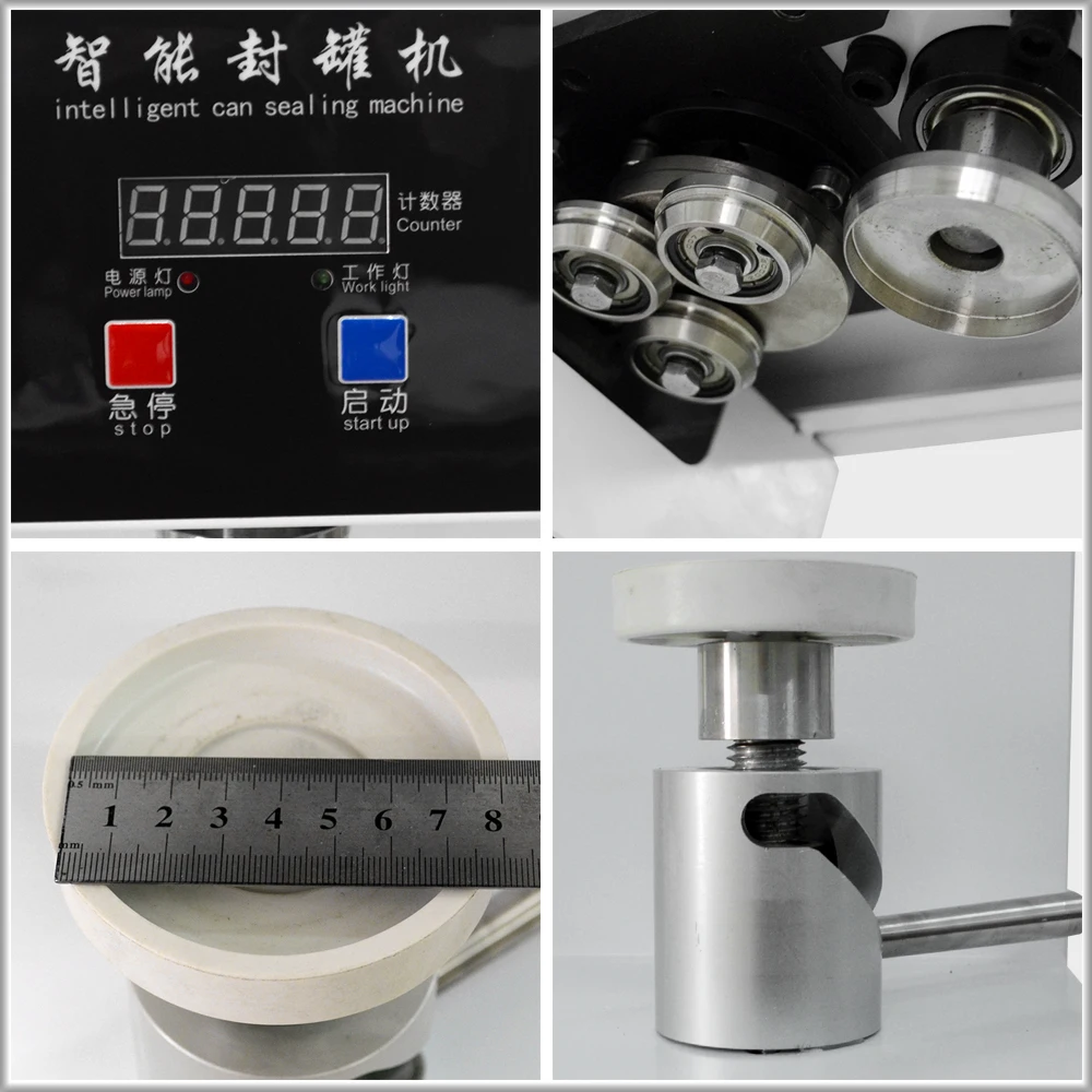 XEOLEO 55mm Cans sealer Drink bottle sealer Beverage seal machine for 330ml/500/650ml PET Milk tea/Coffee Can sealer 220V/110V