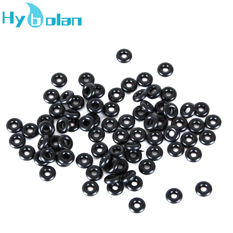 100-400pcs Rubber Carp Fishing Round Rig Ring fishing Terminal tackle Swivel accessories Connector Quick change O shaped rings