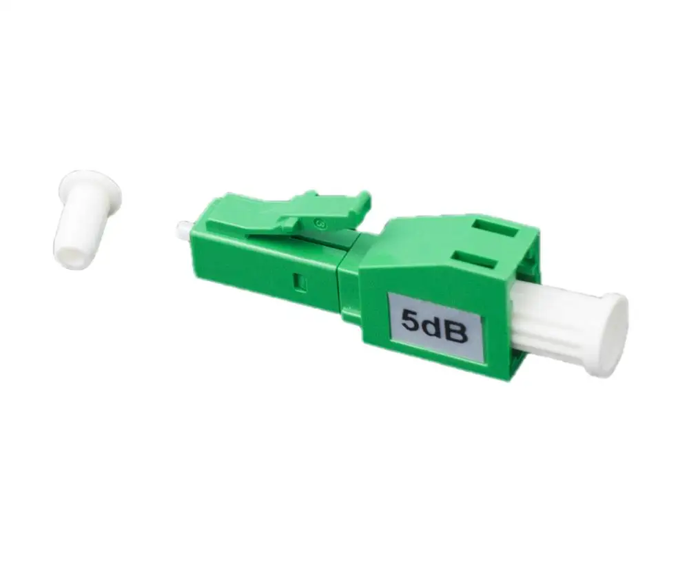 5 pz LC/APC Single Mode maschio-femmina Plug-in fisso attenuatore a fibra ottica plastica maschio FTTH attenuatore a fibra adattatore FreeShipping