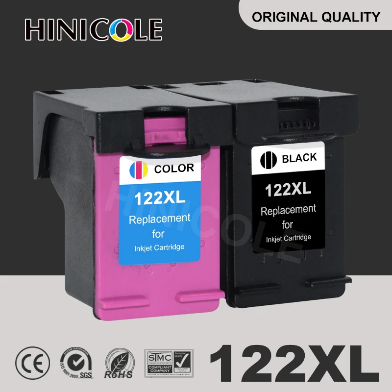 

HINICOLE 122XL Ink Cartridge for hp 122 xl hp122 Cartridge for hp Deskjet 1000 1050 1510 2000 2050 2540 3000 3050 1050A printer