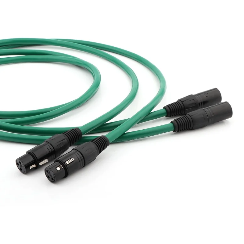 كابل Audiohpile Mcintosh XLR المتوازن 14AWG خط ربط الصوت HiFi المختلط من النحاس الفضي
