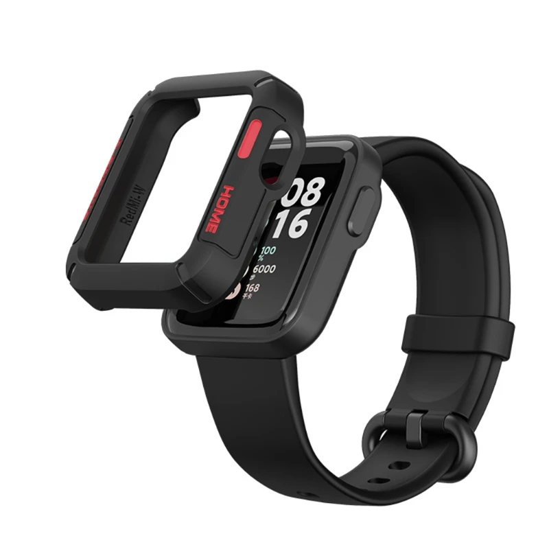 جراب ساعة Xiaomi Mi Watch Lite ، واقي مضاد للخدش مصنوع من مادة TPU ، ملحقات ساعة ذكية