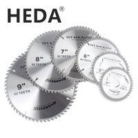 HEDA 110/125/150/180/200/230mm Tungsten Carbide Tip 30/40/60T Circular Saw Blade Disc Woodworking Cutting For Wood tool