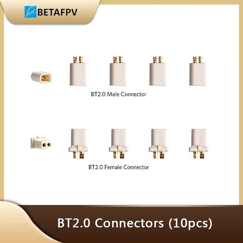 BETAFPV BT2.0 Connectors (10pcs) Female and Male Connector for BT2.0 Charging Battery In Stock