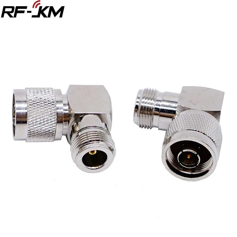 

1pcs N Female To N Male Adapter Right Angle 90 Degree RF Connector