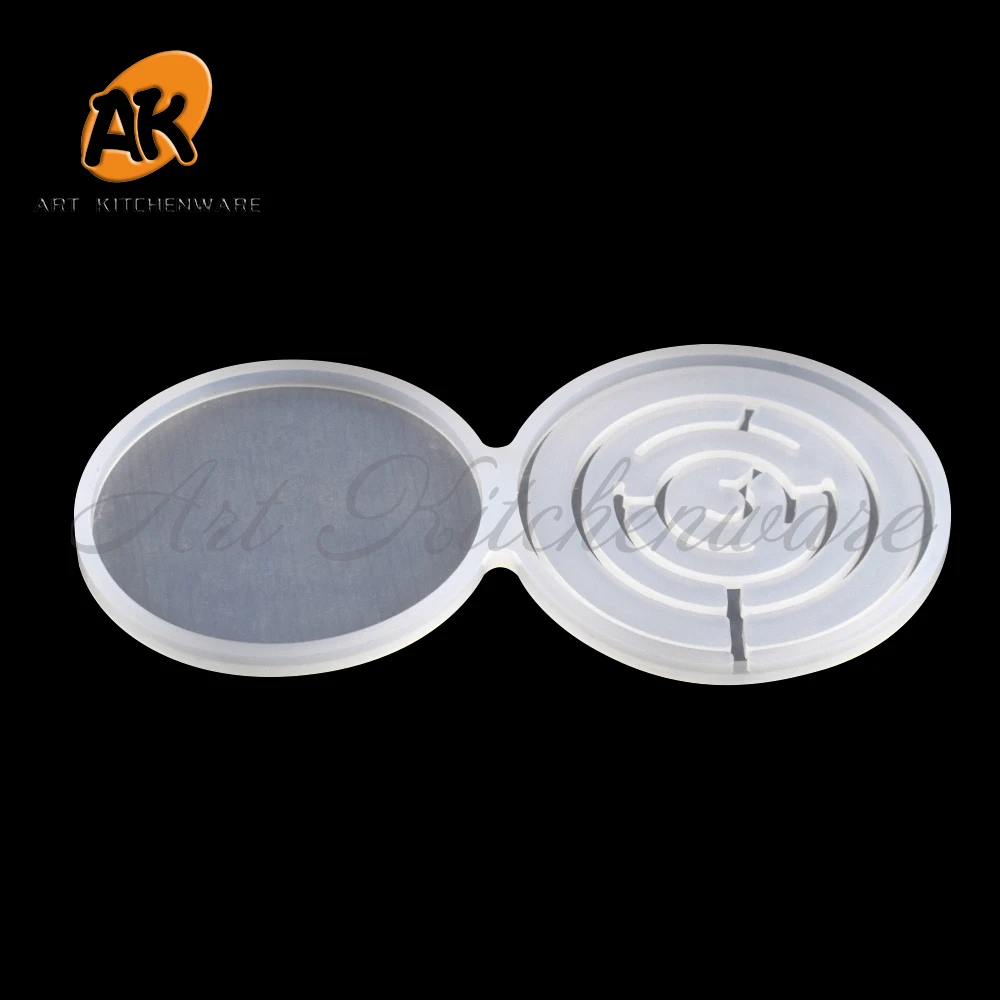 

Maze Design Lollipop Silicone Mold Candy Cupcake Topper Model Chocolate Fondant Mould Cake Decorating Tools Baking Accessories