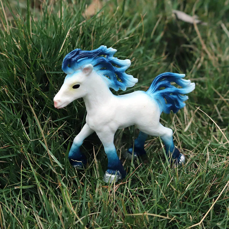 Oenux Original Echte Märchen Fliegen Pferd Simulation Tier Mythische Elfen Elf Pegasus Action-figuren Modell PVC Nette Kinder Spielzeug – Detail 28