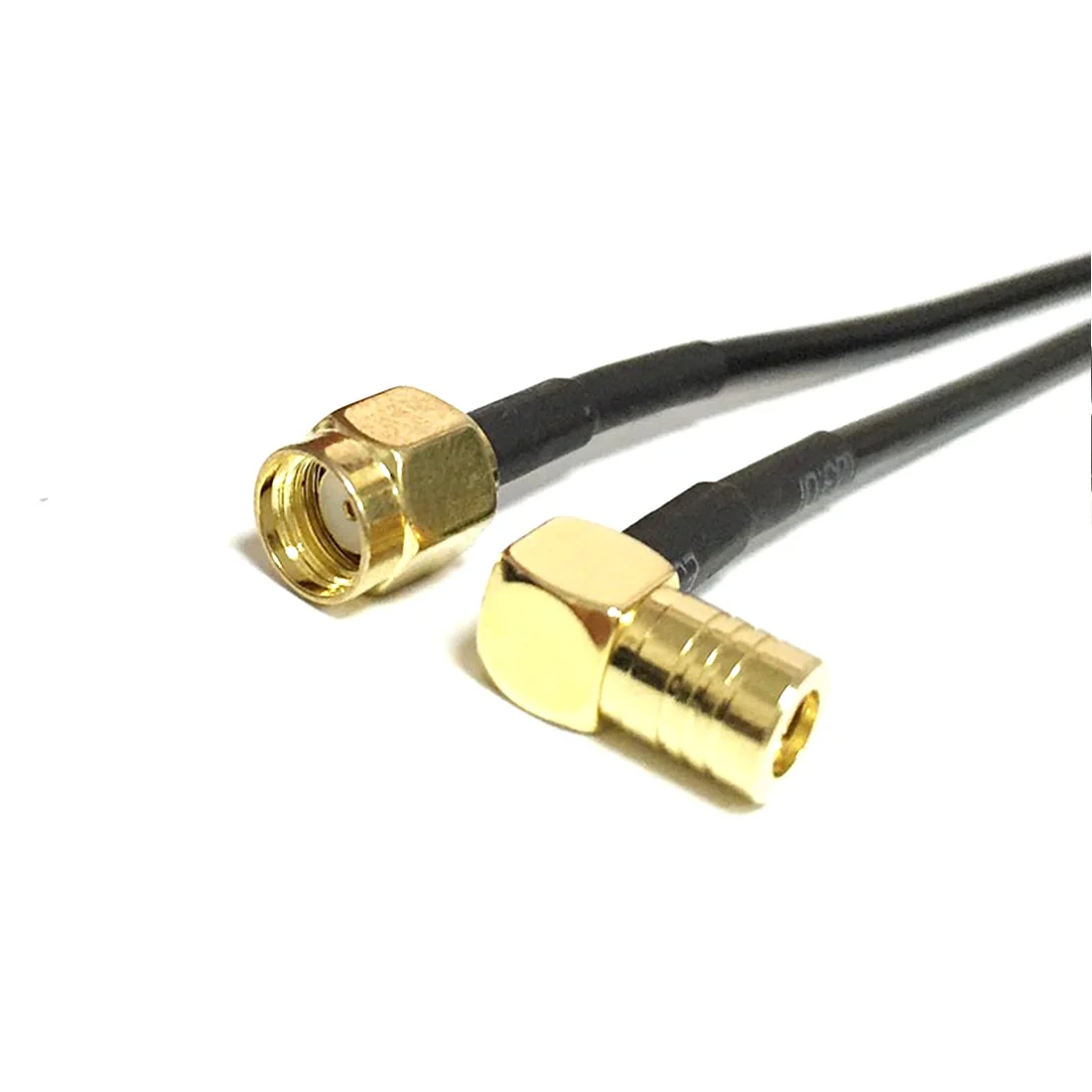 Nuevo Cable Coaxial de módem RP-SMA, interruptor de enchufe macho, conector hembra SMB, Conector de ángulo recto RG174, adaptador de 20CM y 8 ", puente RF