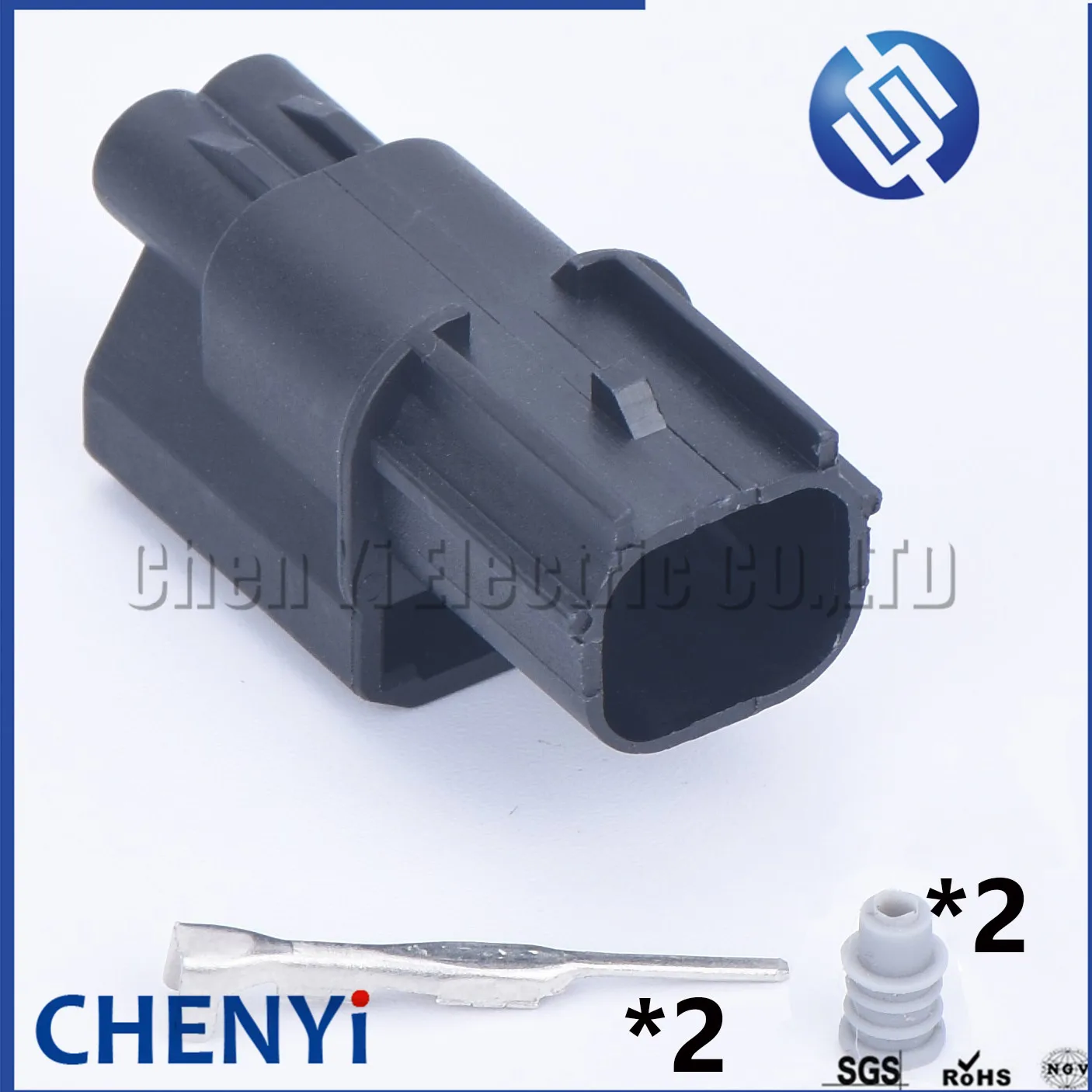 2 sets 2 Pin way HV 040 Male or Female Auto Connector ABS Sensor Plug Press Switch Ignition Coil For Honda 6189-7036 6189-6905