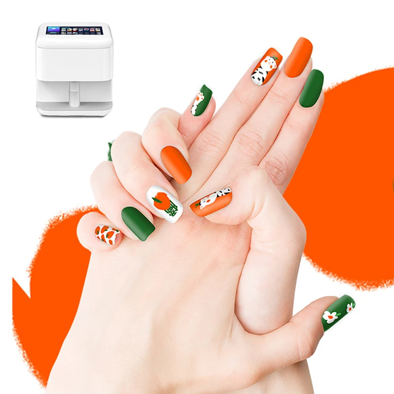 Nail Art Printing Machine 3D Automatische Smart Nail Printing Nail Machine Machine Kleine Nagel Afdrukken Machine Winkelcentrum