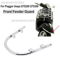 Motorcycle Front Fender Mudguard Bumper Guard Frame Protector Black Chrome For Piaggio Vespa GTS250 GTS300 GTV300 GTS 300 GTS250