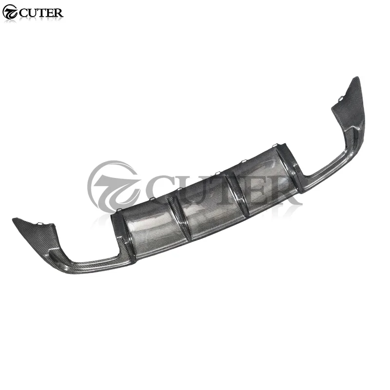 A3 Carbon Fiber Rear Bumper Diffuser Lip for Audi A3 Sline S3 Sedan Car Body Kit 16-up