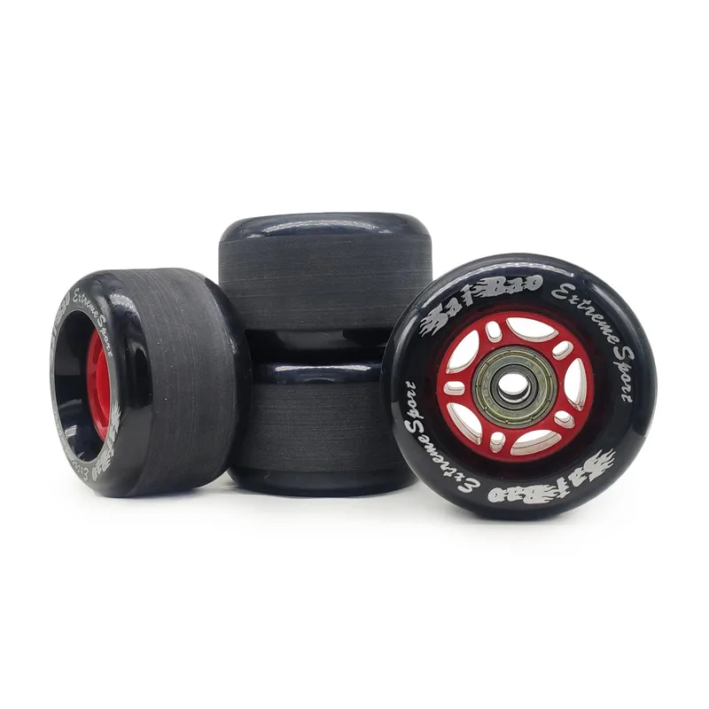 70X42mm deskorolka koła dla Longboard Driftboard duża Fishboard 70mm 42mm droga duża ryba 80A PU 608 łożyska 4 sztuk/partia