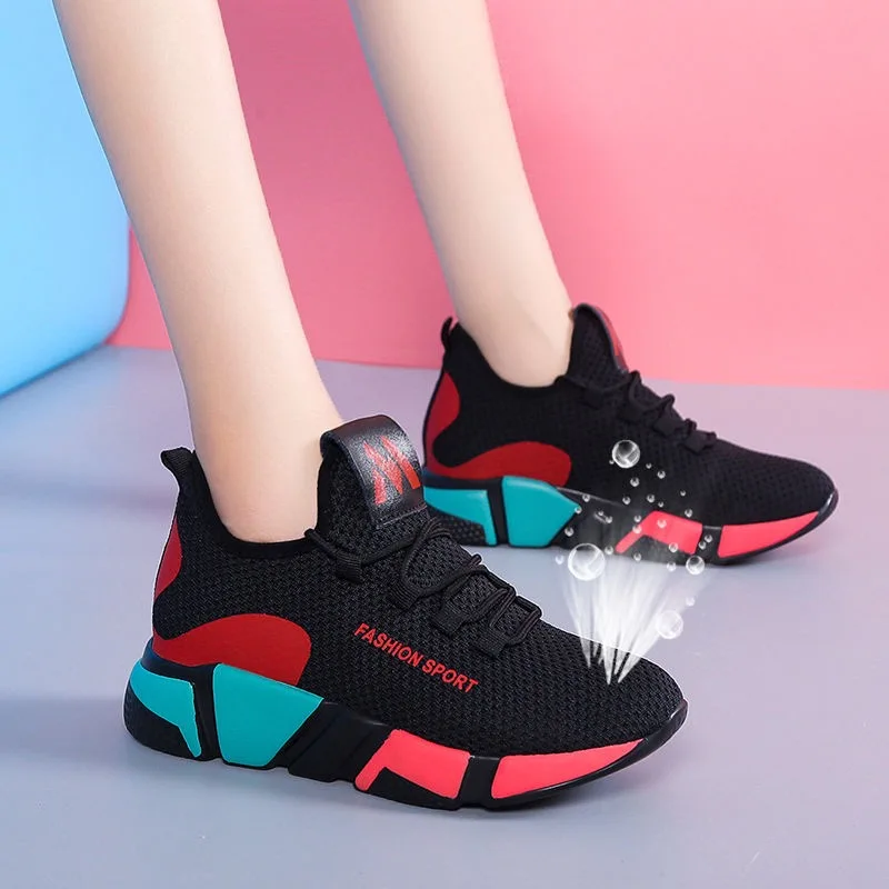 Tenis Feminino 2019 Hot Sale Women Tennis Shoes for Outdoor Breathable Fitness Fabric Sock Sneakers Female Sport Footwear Shoes