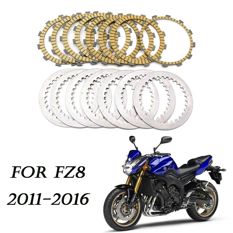 

Motorcycle Clutch Plate For Yamaha FZ8 11-16 Clutch Plate Steel Plate Clutch Parts FZ8 2015 2014 2013 2012 Accessories