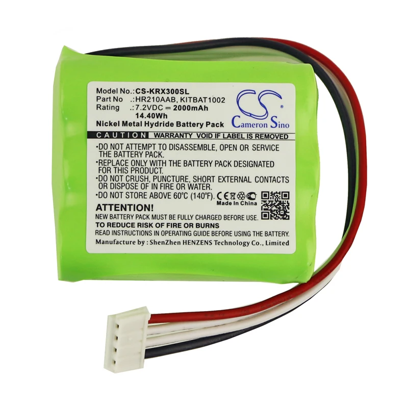 Batteria di ricambio per KORG PA3X, PA3X 61, PA3X 76 HHR210AAB, KITBAT1002 7,2 V/mA