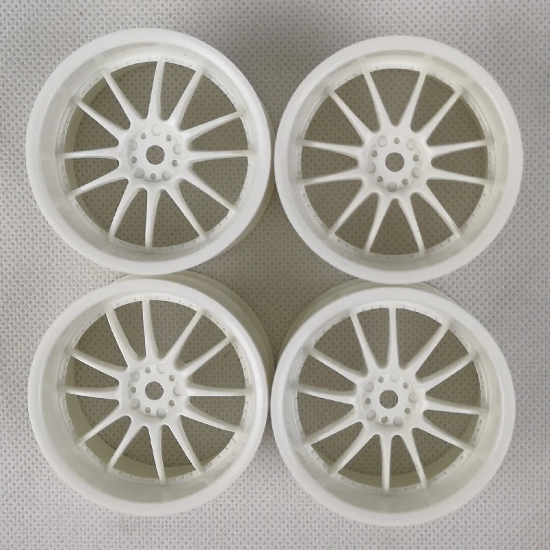 4pcs 3/9mm Offset RC Car 1/10 Scale Plastic Wheels Rims Drift On road Touring Model Hobby