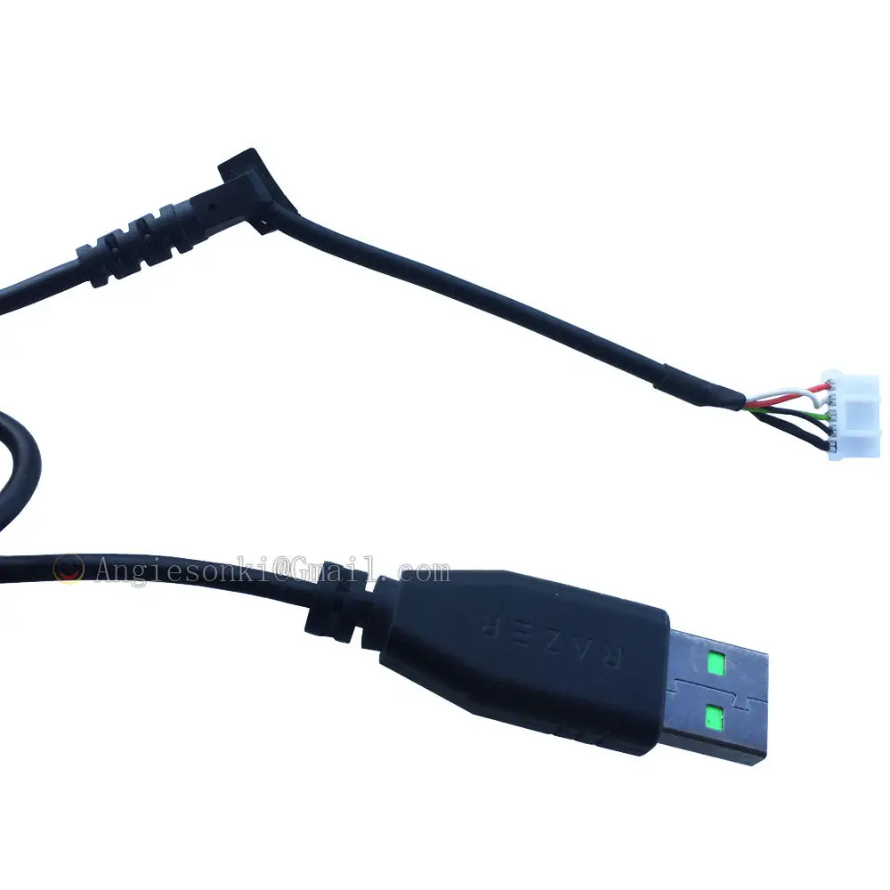 Nuevo ratón con cable USB/línea/cable para RZ abysus 2014 ratón RZ01-0119 negro