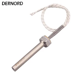 DERNORD 12V Water Heater Element 24V Immersion Cartridge Heating Element M16 Thread Stainless Steel 304 50W/100W/150W/200W/300W
