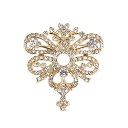 WEIMANJINGDIAN Brand Vintage Crystal Rhinestones Wedding Bouquets Decor Jewelry Brooches