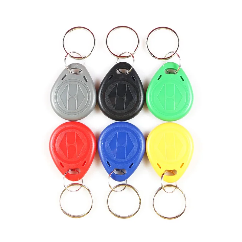 100PCS EM4305 Smart Chip Keychain T5577 Rewriteable Badge RFID Duplicator Token 125Khz Copier Clone Copy Card Changeable Tag