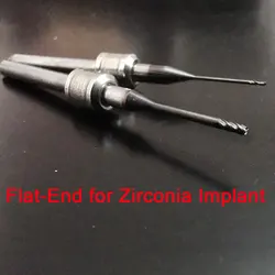 Amann Girrbach Flat End Shape Milling Bur for Zirconia Implant