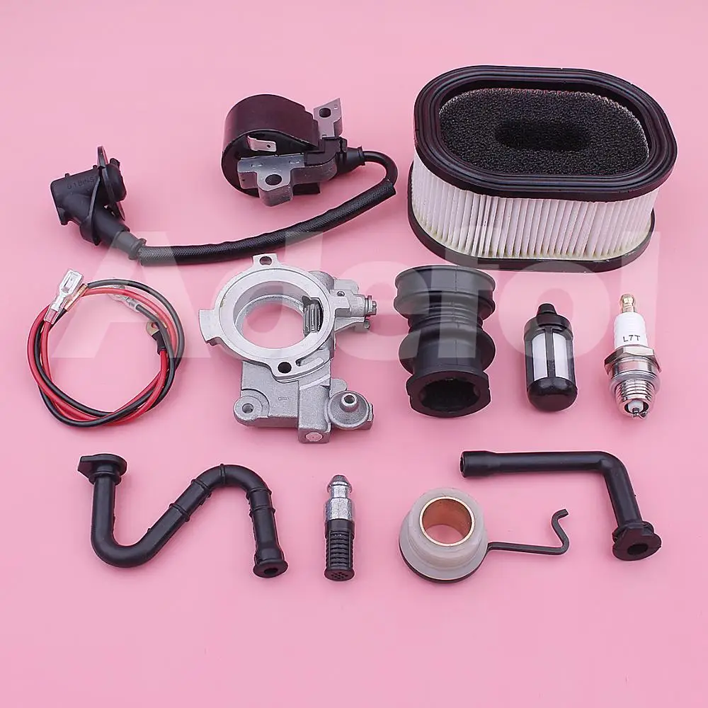 Imagem -02 - Kit de Filtro ar da Bobina Ignição para Stihl Ms660 066 Ms640 064 Ms650 Motosserra 1122 400 1314 0000 120 1653 Bomba Óleo Engrenagem Sem-fim