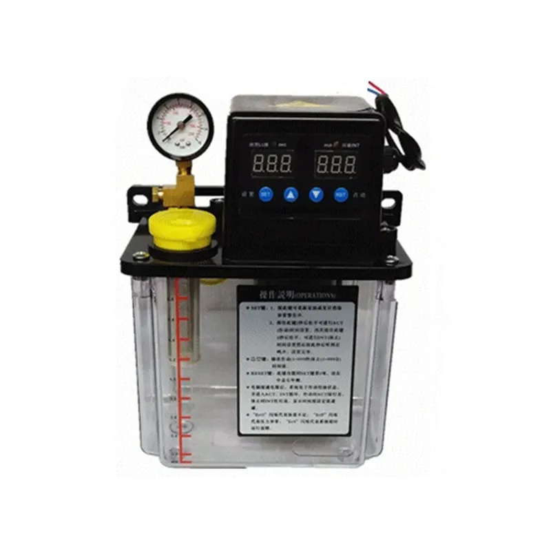 

1.5L Automatic Lubrication Pump 220V/110V CNC Digital Electronic Timer Oil Pump with Pressure Gauge