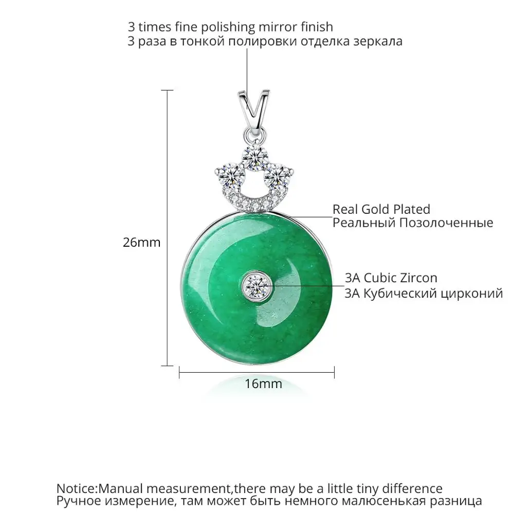 LUOTEEMI Elegant Round Green Imitation Jade Drop Earrings for Women Tranditional Women Wedding Bridal Accessories Friend Gifts