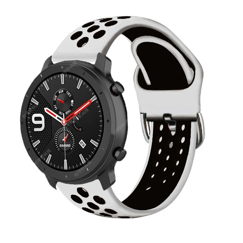 สำหรับนาฬิกา Amazfit GTR 47มม.สมาร์ทนาฬิกา22Mm สายรัดข้อมือสำหรับ Xiaomi Huami Amazfit Pace/stratos/2 Stratos/Stratos 3