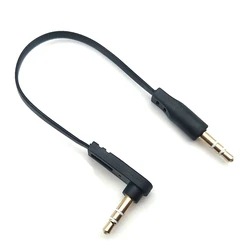 Kabel Audio 3.5mm z męskiego na męskie samochodowe Aux przewód pomocniczy Jack stereofoniczny kabel Audio do telefonu iPod MP3 10CM