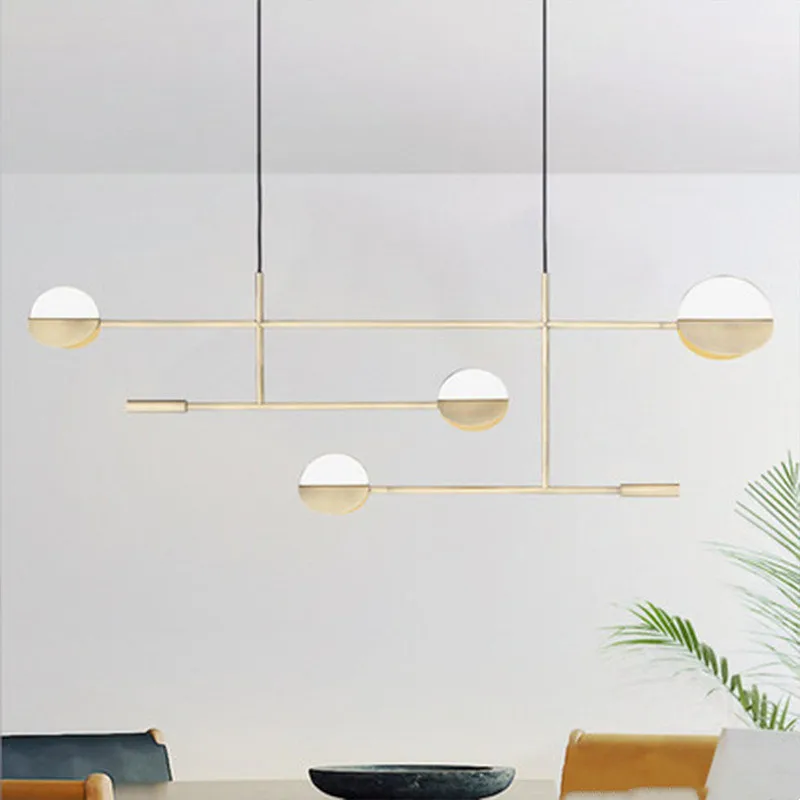 Bolia Leaves Pendant Light Minimalist Geometri light decoration black and gold lighting Living Room home kitchen island Light