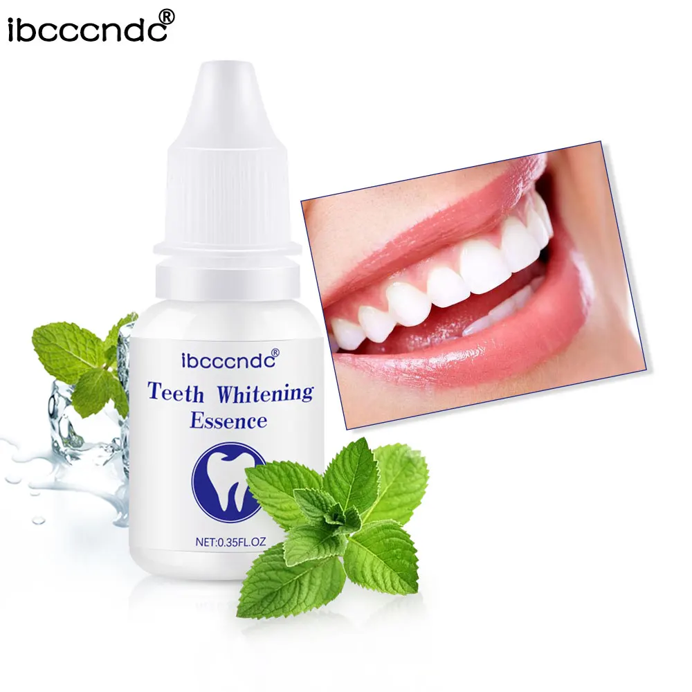 New Teeth Whitening Essence Dental Bleaching Liquid Magic Instant White Teeth System Teeth Whitening Liquid With Cotton Swab