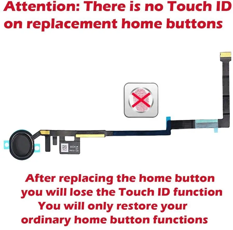9.7" New 2017 A1822 A1823 Touch Screen Replacement For iPad 5 5th Generation Digitizer Outer LCD Panel Front Glass With Sticker