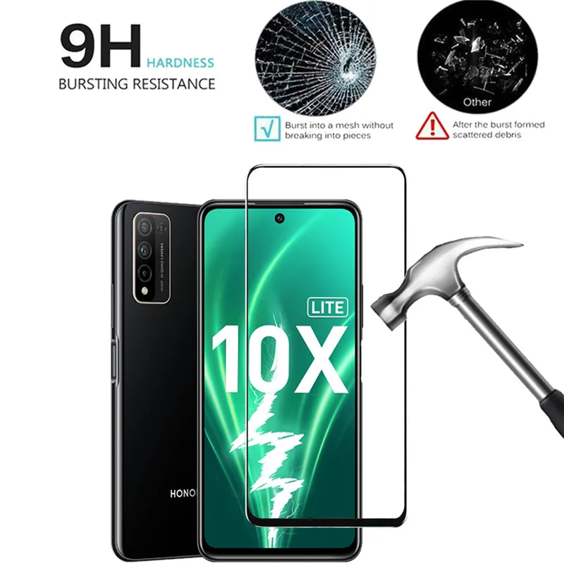 Camera Protective Film+Glass For Honor 10X Lite Screen Protectors 9D Tempered Glass Honor10 X 20 Pro Light Honor10X Lite Glass