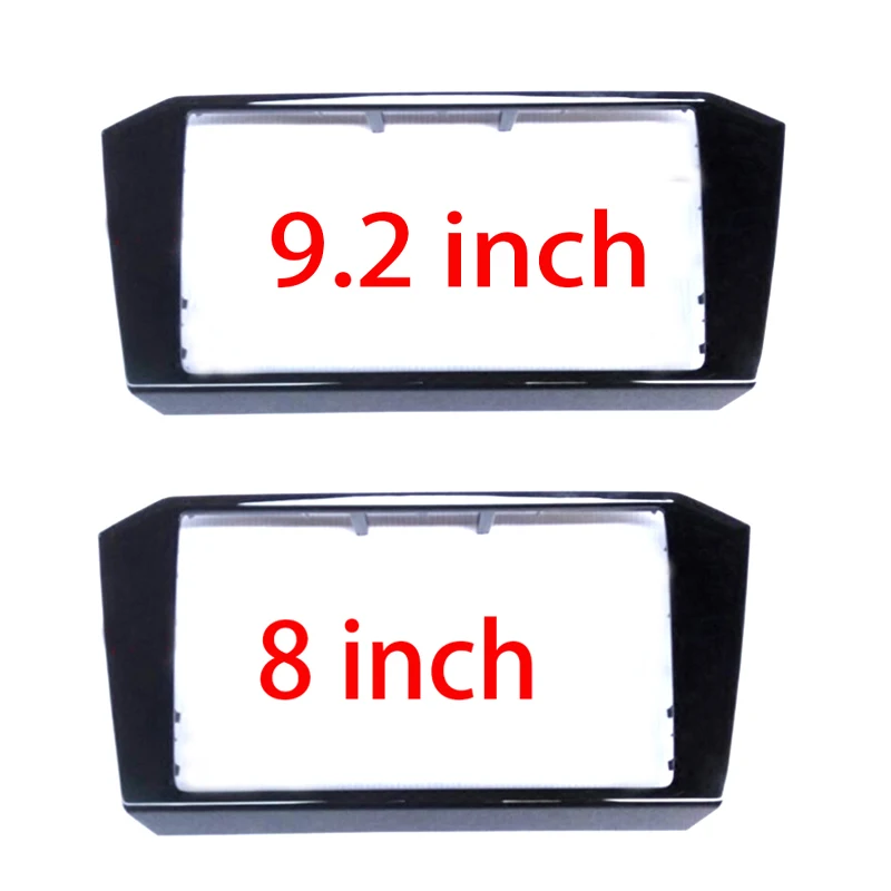 MIB 3 CD 9.2 inch or 8.0 inch box trim black paint Radio frame PANEL CD Plates For Passat B8 2018--