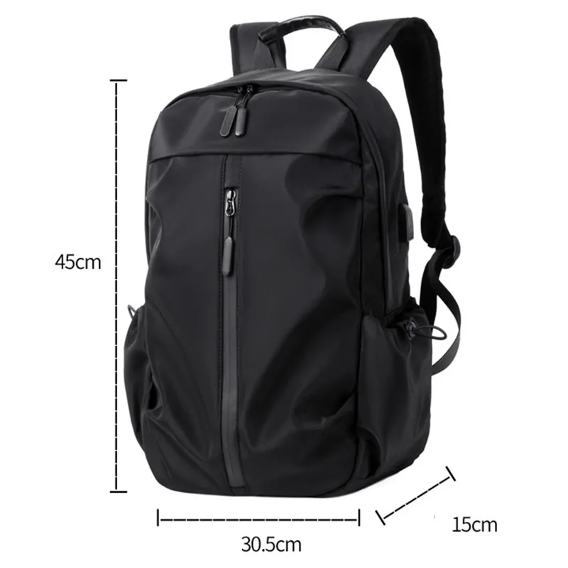 Mochila para ordenador portátil de gran capacidad, morral de viaje de negocios, a la moda, informal, resistente al agua, para estudiantes, novedad