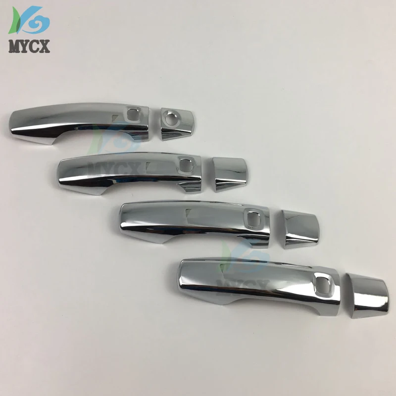 Chrome ABS Door Handle Trim Cover For Toyota Land Cruiser 200 2008 2009 2010 2011 2012 2013 2014 2015 Accessories