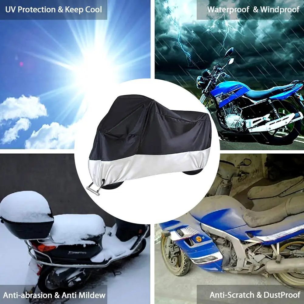 Motorcycle covers tarpaulin Cover Cloth moto Scooter Cover Protector waterproof Rain Dustproof Bike Bicycle Case Tent