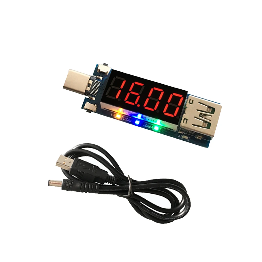 Tipo-C Veloce Veloce Modulo di Ricarica Digitale Voltmetro Amperometro Tester di Tensione di Corrente PD2.0 3.0 Trigger Tester USB Charger Medico