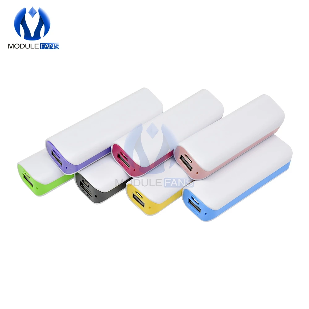 Süßigkeiten Tragbare Led Power Bank Für Handy 18650 Box Telefon Ladegerät Diy Fall Dual USB Power Netzteil Diy elektronische – Detail 10
