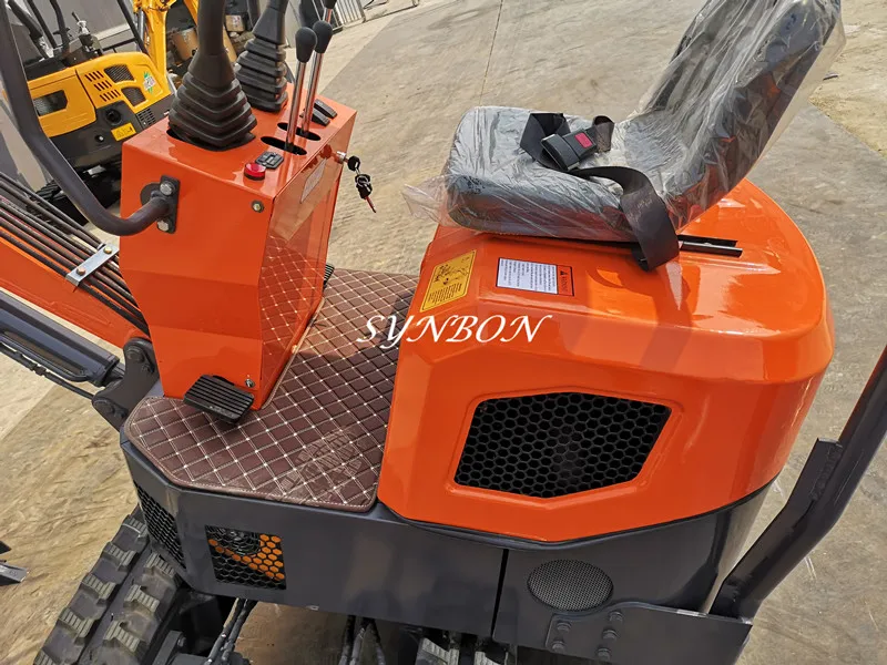 SYNBON Micro Digger SY601 Crawler Excavator Garden Digging Machine 0.9Ton