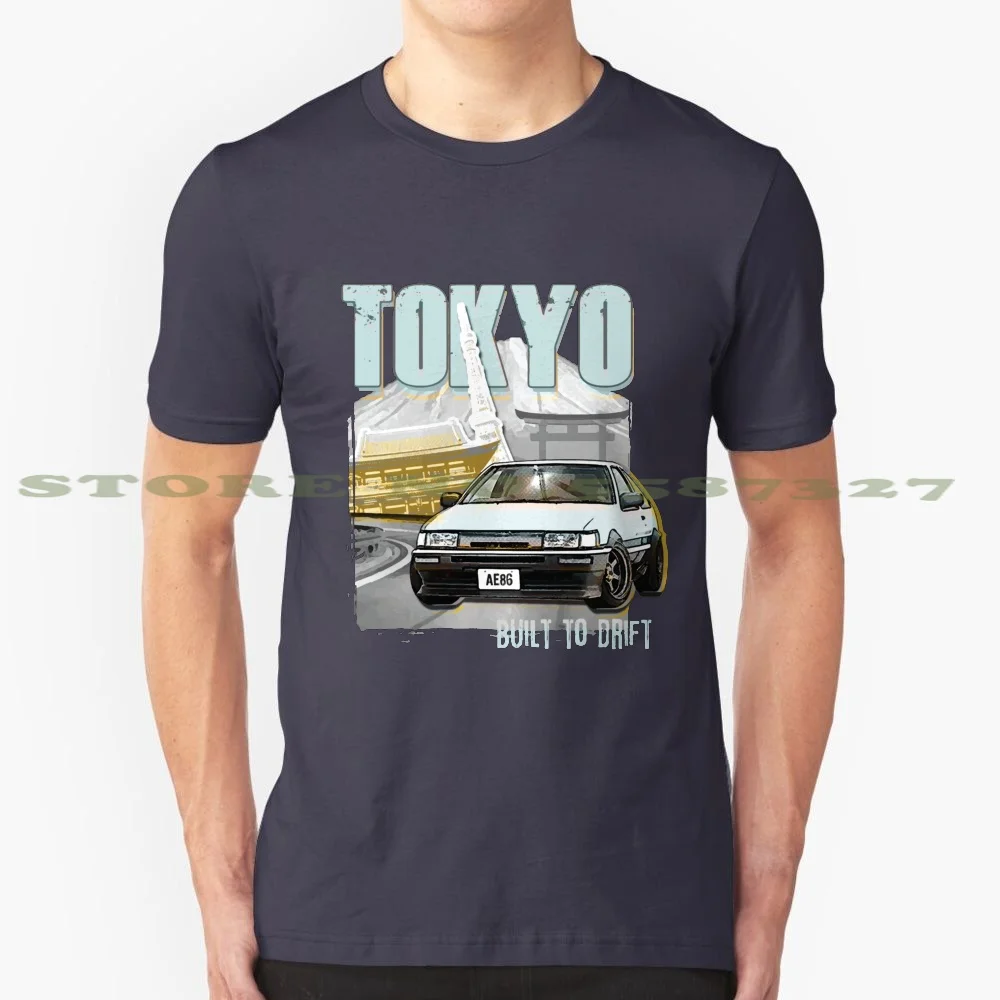 New Built To Drive T Shirt Design 100% Cotton T-Shirt Tokyo Car Drifting Motorsport New Japanese Racing Street Asian