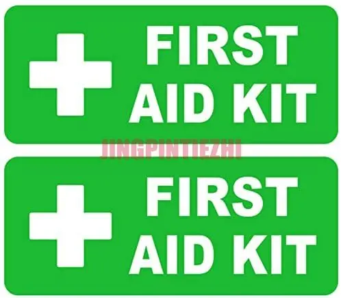 Car Stickers Vinyl Motorcycle Decal Car Window Body Decorative Two Packs of First Aid Kit Personality Car Stickers