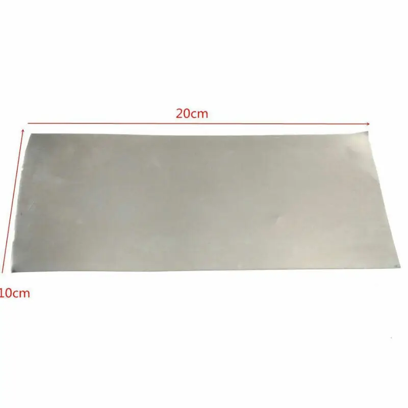 1 pezzo di lamina di nichel sottile in lamiera di acciaio 0.3x100x200mm di elevata purezza, lamina di metallo di nichel puro resistente alla corrosione, utilizzata per elettrop