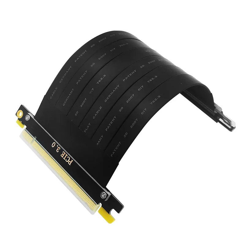 Высокоскоростной кабель PCIe Riser 3,0 X16, гибкий удлинитель GUP на 180 градусов для видеокарт, варианты длины 10–100 см