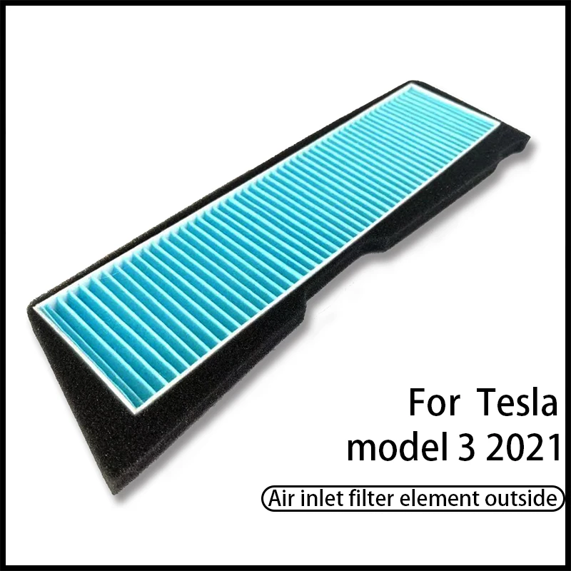 

Model3 New Air Filter HEPA Cleaner For Tesla Model 3 2021 Accessories Air Condition Filter Replacement Protection Model Three