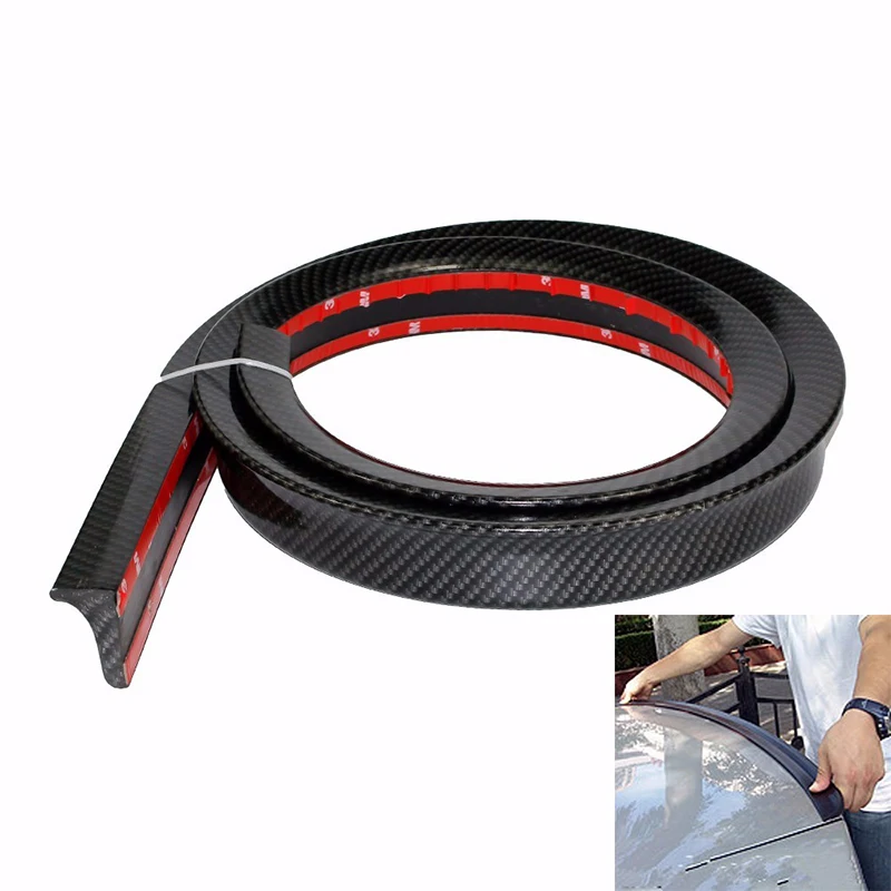 

For Audi A4 Car Accessories Fake Carbon Fiber Rear Trunk Spoiler Wing