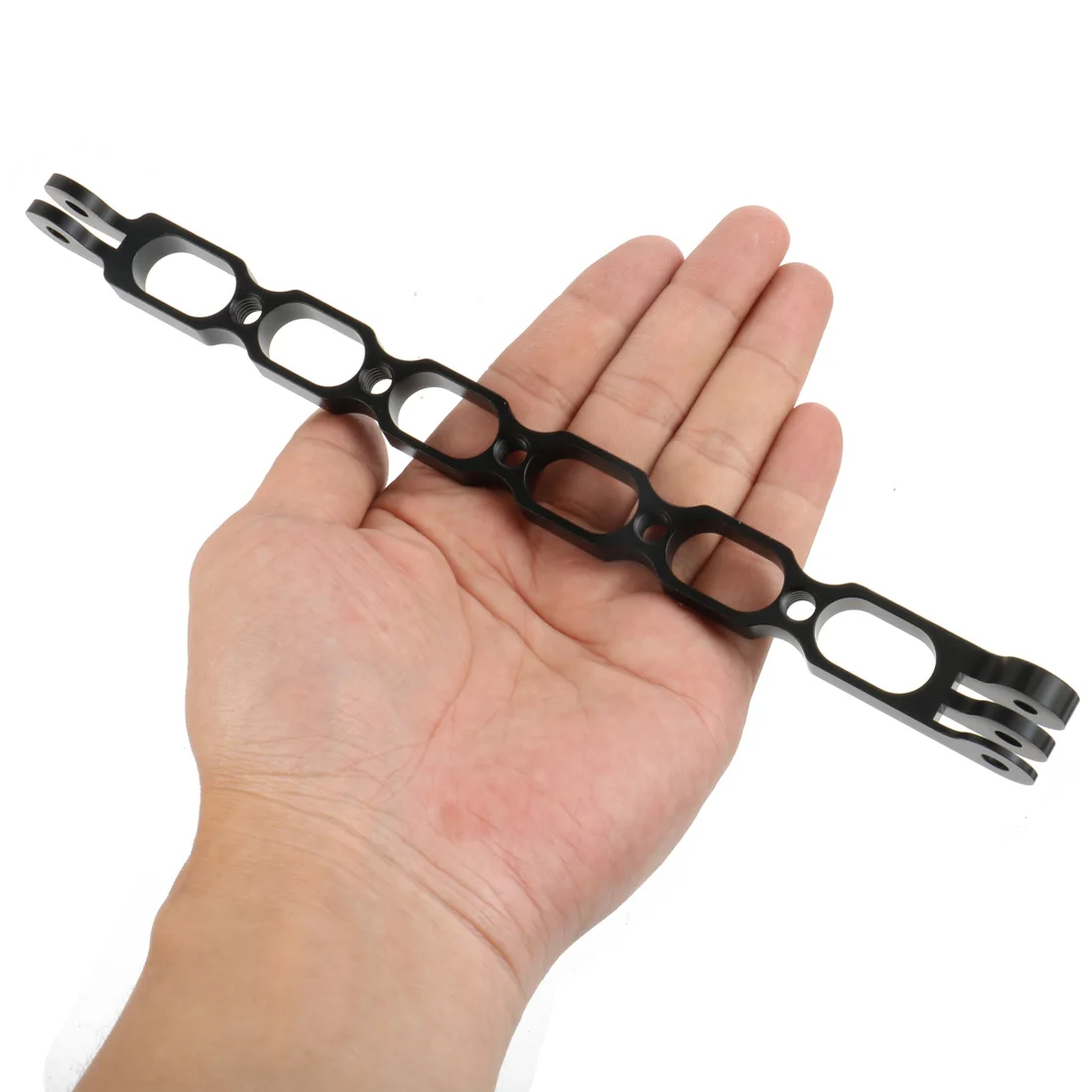 Aluminiowy uchwyt przedłużający do selfie Wspornik pręta 1/4" do GoPro 13 do Insta360 do kamery DJI Osmo Action 4