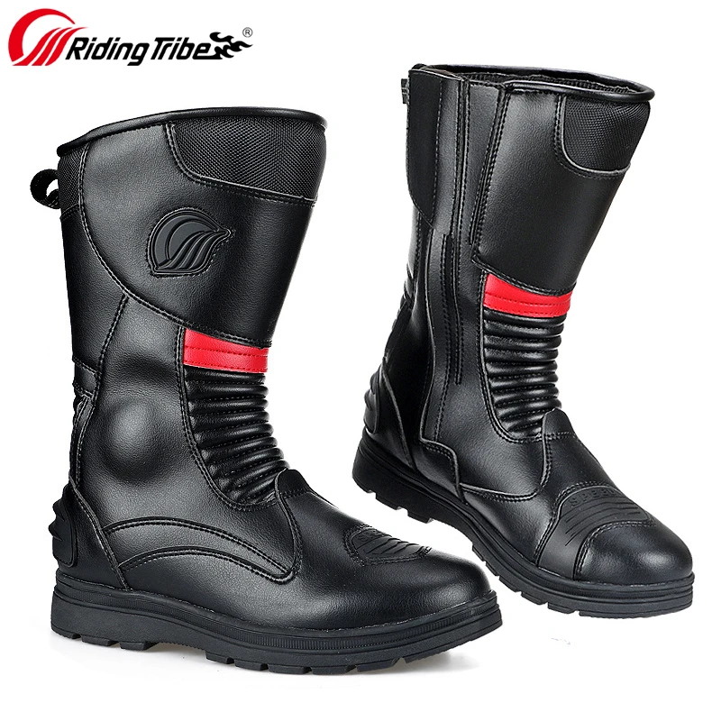 

Botte Botas Moto Hombre Motocross Boots Impermeable Motorcycle Riding Boots Men Shoes Buty Motocyklowe Meskie Chaussure Stivali